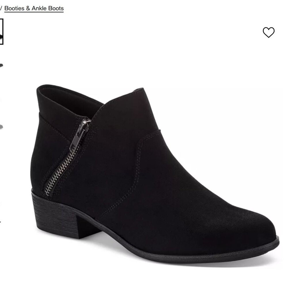 Sun + Stone Adelinee Double Zip Ankle Booties, Created for Macy's